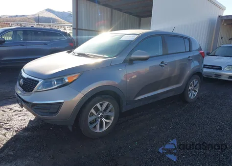 2016 Kia Sportage Lx from USA, damaged, VIN KNDPBCAC2G7878436
